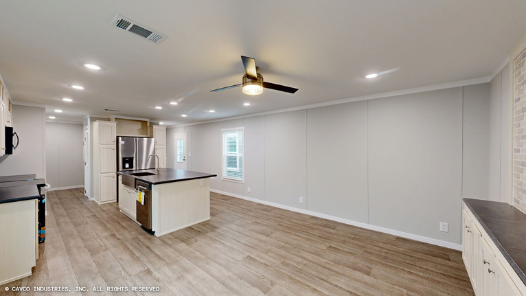 Basecamp 16682B | 2 bedroom, 2 bathroom, 1020 sqft home. Built by Cavco - Lancaster in Lancaster, TX.