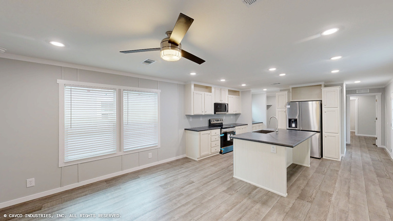 Basecamp 16682B | 2 bedroom, 2 bathroom, 1020 sqft home. Built by Cavco - Lancaster in Lancaster, TX.