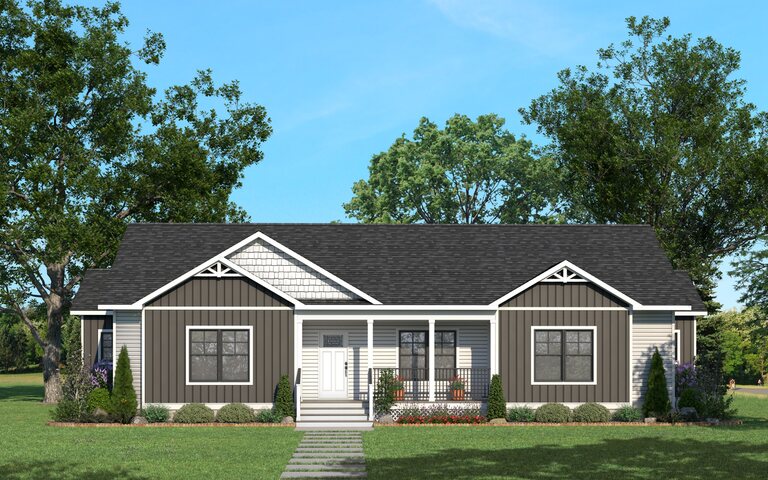 Farmstead 32603A | 3 bedroom, 2 bathroom, 1695 sqft home | Built by Cavco - Crouse in Crouse, NC.