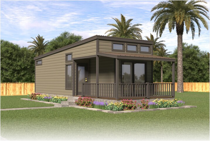 Cottonwood 14361H | 1 bedroom, 1 bathroom, 399 sqft home | Built by Cavco - Ocala in Ocala, FL.