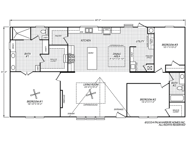 The Belterra 32603B Manufactured Home from Palm Harbor Homes, Oklahoma ...