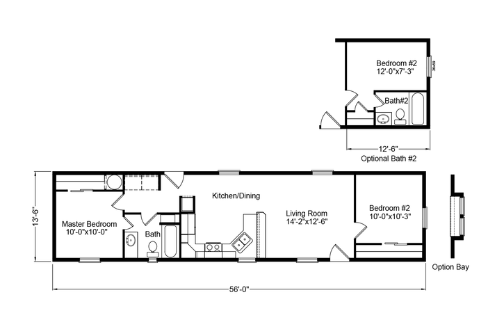 American Freedom I | 2 bedroom, 1 bathroom, 756 sqft home | Built by Cavco - Millersburg in Millersburg, OR.