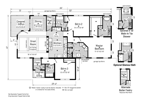 Ultra 3 | 3 bedroom, 3 bathroom, 2069 sqft home | Built by Cavco - Goshen in Goshen, IN.