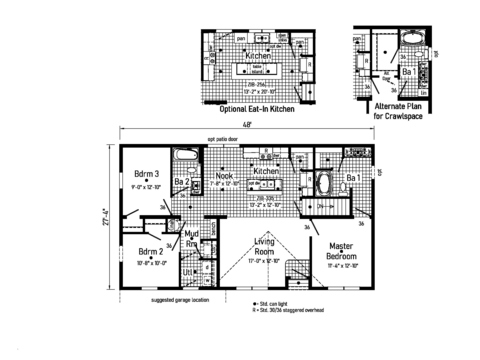 Limited 28483BM | 3 bedroom, 2 bathroom, 1312 sqft home. Built by Cavco - Emlenton in Emlenton, PA.