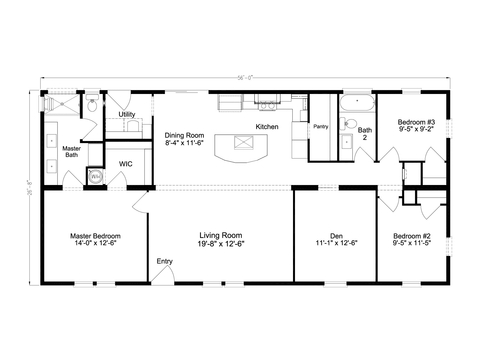 The Kash | 3 bedroom, 2 bathroom, 1494 sqft home. Built by Palm Harbor Homes in Plant City, FL