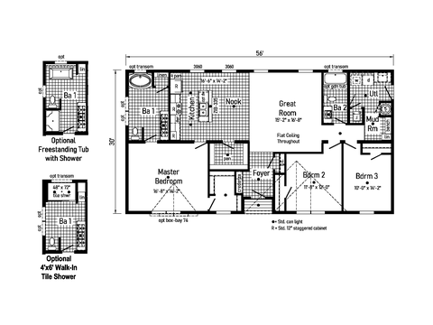 Essence 6 | 3 bedroom, 2 bathroom, 1680 sqft home | Built by Cavco - Goshen in Goshen, IN.