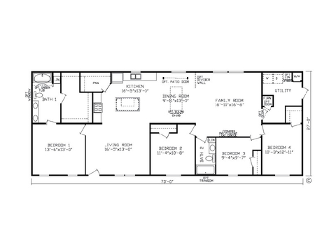 The Morse | 4 bedroom, 2 bathroom, 1890 sqft home. Built by Cavco - Nappanee in Nappanee, IN.