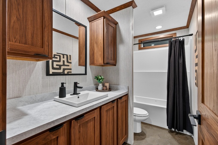 Triton 16682B | 2 bedroom, 2 bathroom, 1020 sqft home. Built by Cavco - Clarion in Shippenville, PA.