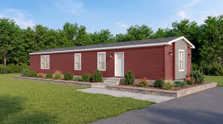 Triton 16682B | 2 bedroom, 2 bathroom, 1020 sqft home. Built by Cavco - Clarion in Shippenville, PA.