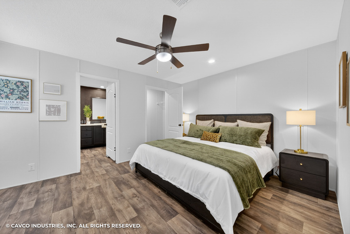 Grady 16722A | 2 bedroom, 2 bathroom, 1080 sqft home | Built by Cavco - Douglas in Douglas, GA.