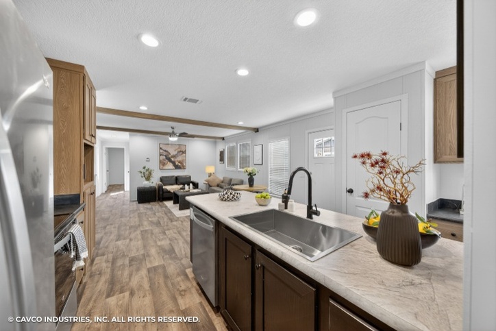Grady 16722A | 2 bedroom, 2 bathroom, 1080 sqft home | Built by Cavco - Douglas in Douglas, GA.