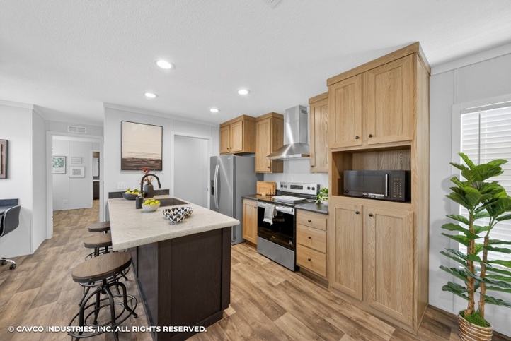 Grady 16722A | 2 bedroom, 2 bathroom, 1080 sqft home | Built by Cavco - Douglas in Douglas, GA.
