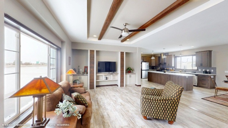 The Forest Heights XL 32643A | 3 bedroom, 2 bathroom, 1951 sqft home | Built by Cavco - Montevideo in Montevideo, MN.