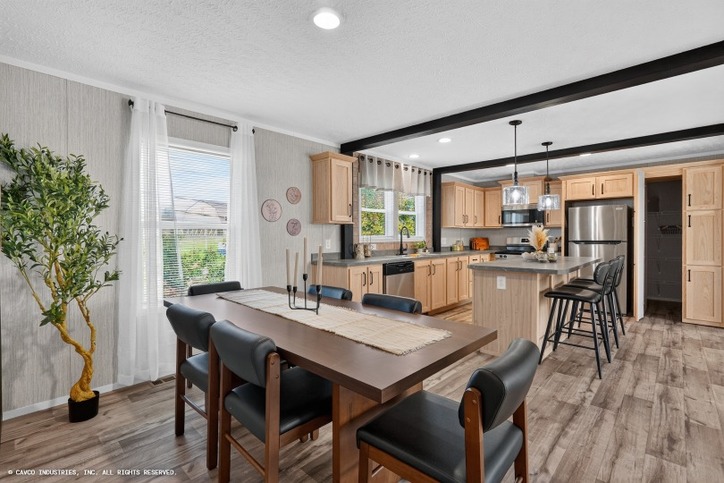 Dart 28483F | 3 bedroom, 2 bathroom, 1280 sqft home. Built by Cavco - Clarion in Shippenville, PA.