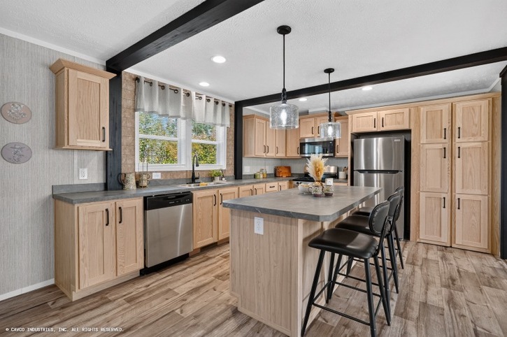 Dart 28483F | 3 bedroom, 2 bathroom, 1280 sqft home. Built by Cavco - Clarion in Shippenville, PA.