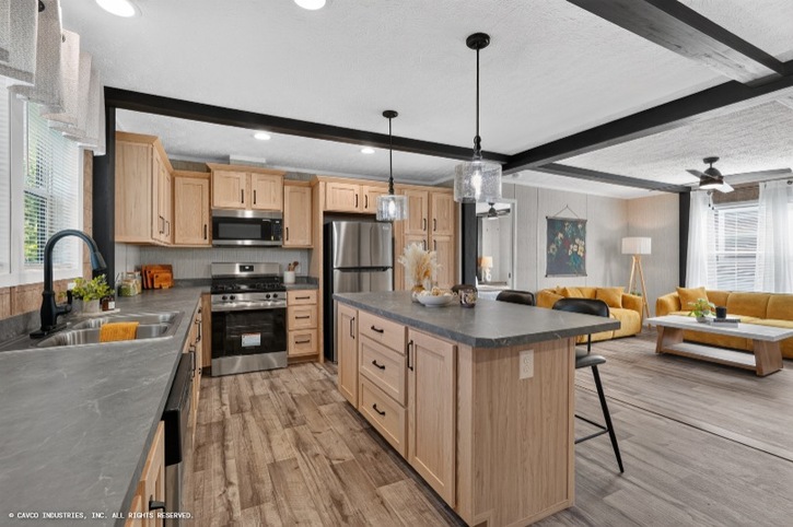 Dart 28483F | 3 bedroom, 2 bathroom, 1280 sqft home. Built by Cavco - Clarion in Shippenville, PA.