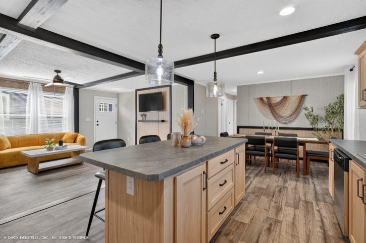 Dart 28483F | 3 bedroom, 2 bathroom, 1280 sqft home. Built by Cavco - Clarion in Shippenville, PA.