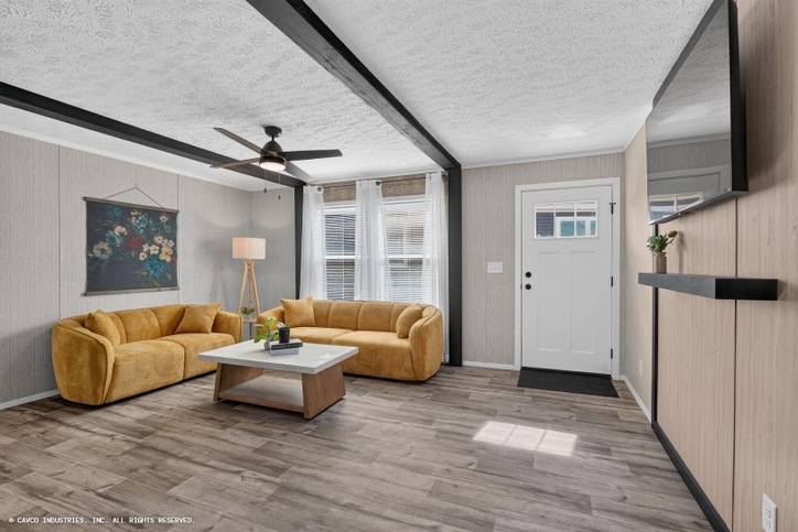 Dart 28483F | 3 bedroom, 2 bathroom, 1280 sqft home. Built by Cavco - Clarion in Shippenville, PA.
