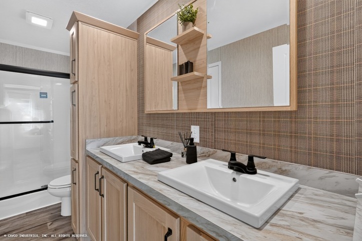 Dart 28483F | 3 bedroom, 2 bathroom, 1280 sqft home. Built by Cavco - Clarion in Shippenville, PA.