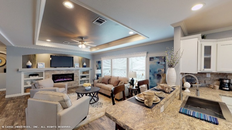Comfort 32764S | 4 bedroom, 2 bathroom, 2040 sqft home. Built by Cavco - Lake Arlington in Fort Worth, TX.