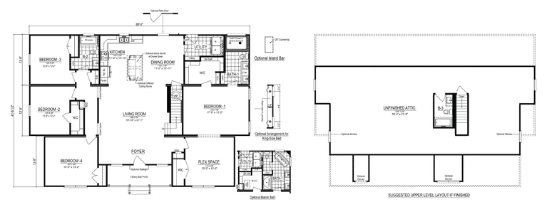Homestead V | 4 bedroom, 2 bathroom, 2408 sqft home | Built by Cavco - Martinsville in Martinsville, VA.