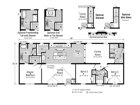 Douglas | 3 bedroom, 2 bathroom, 1813 sqft home | Built by Cavco - Goshen in Goshen, IN.