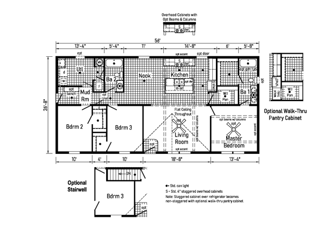 Beacon Prestige 28563A | 3 bedroom, 2 bathroom, 1493 sqft home. Built by Cavco - Shippenville in Shippenville, PA.