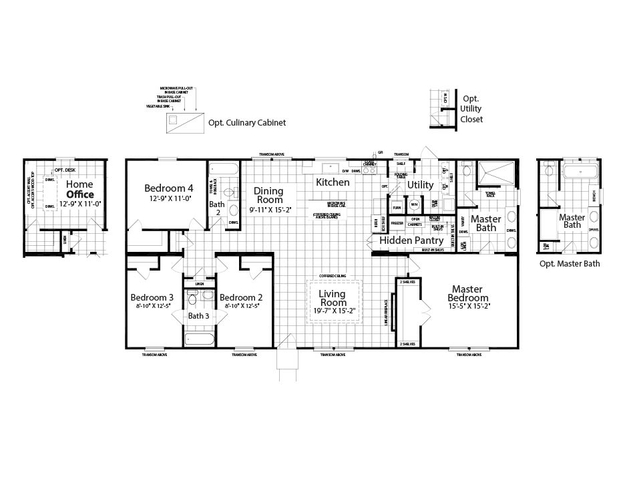 El Rancho Iii 32644b Manufactured Home From Palm Harbor Homes, A Cavco 