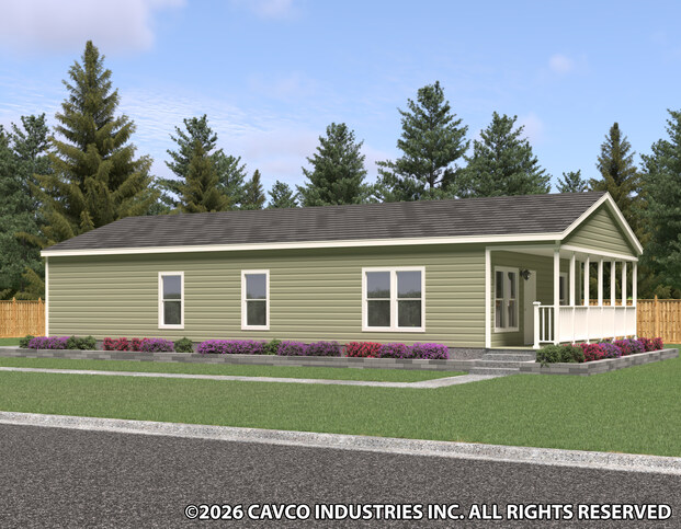Haven 28563A | 3 bedroom, 2 bathroom, 1620 sqft home. Built by Cavco - Plant City in Plant City, FL.