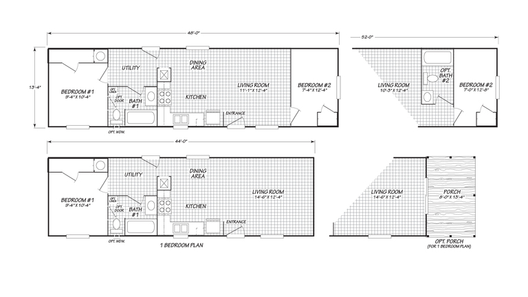 Favor 14482P | 2 bedroom, 1 bathroom, 639 sqft home. Built by Cavco - Nampa in Nampa, ID.