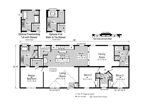 Douglas | 3 bedroom, 2 bathroom, 1813 sqft home | Built by Cavco - Goshen in Goshen, IN.