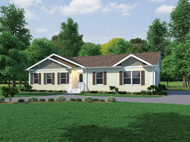 Binkley 32543AM | 3 bedroom, 2 bathroom, 1674 sqft home. Built by Cavco - Manorwood in Emlenton, PA.