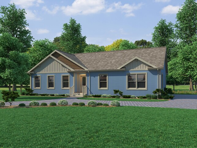 Binkley 32543AM | 3 bedroom, 2 bathroom, 1674 sqft home. Built by Cavco - Manorwood in Emlenton, PA.