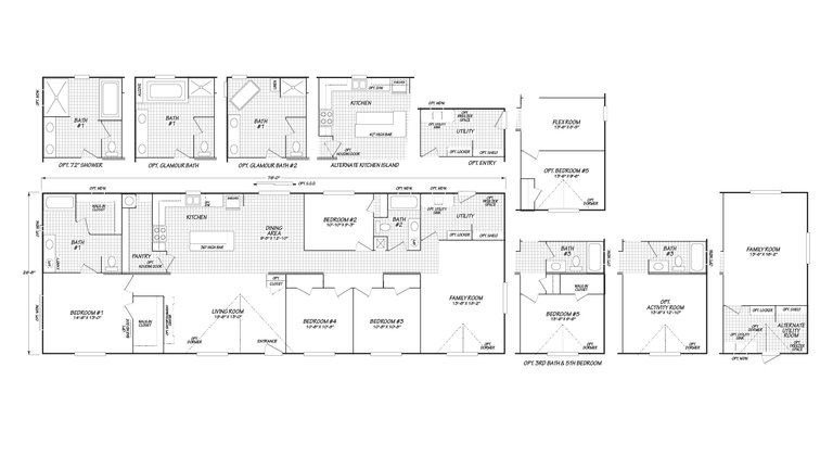 Sawtooth 28764T | 4 bedroom, 2 bathroom, 2027 sqft home | Built by Cavco - Nampa in Nampa, ID.