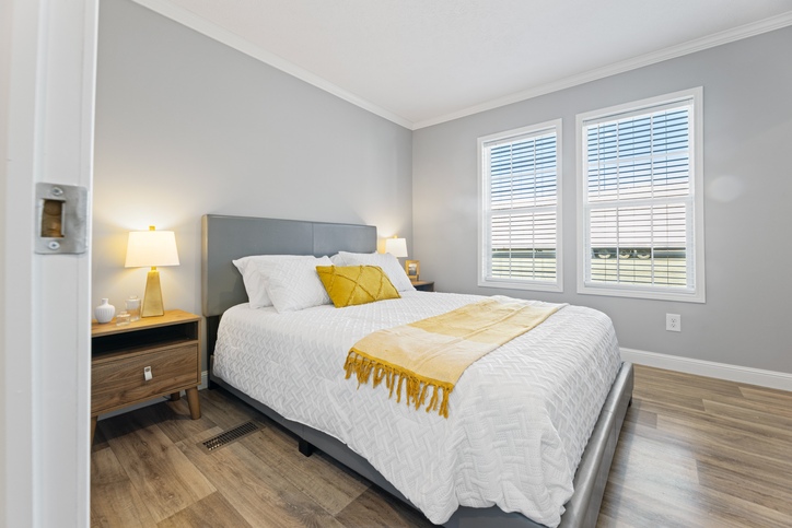 HUD Approved Duplex: Side 1 | 2 bed, 1 bath, 1050 sqft. Side 2 | 2 bed, 1 bath, 1050 sqft. Built by Fleetwood Homes Rocky Mount.