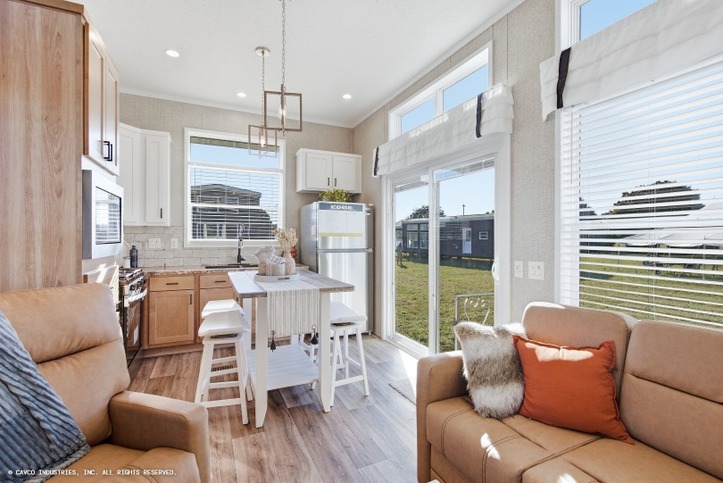 Radiance 12341J | 1 bedroom, 1 bathroom, 399 sqft home. Built by Cavco - Nappanee in Nappanee, IN.