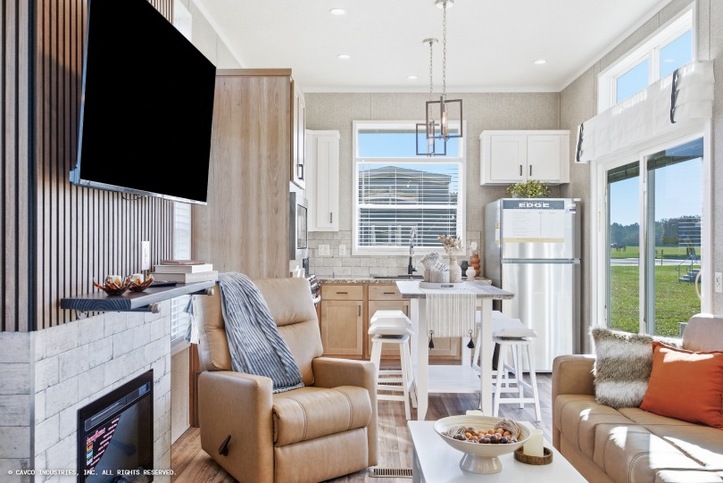 Radiance 12341J | 1 bedroom, 1 bathroom, 399 sqft home. Built by Cavco - Nappanee in Nappanee, IN.