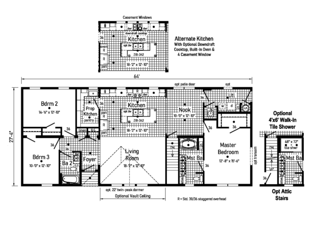 Reserve Classique 28643GM | 3 bedroom, 2 bathroom, 1731 sqft home. Built by Cavco - Emlenton in Emlenton, PA