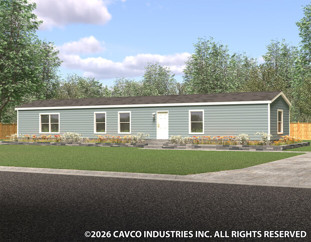 Westfield Classic 16763Z | 3 bedroom, 2 bathroom, 1140 sqft home | Built by Cavco - Douglas in Douglas, GA.