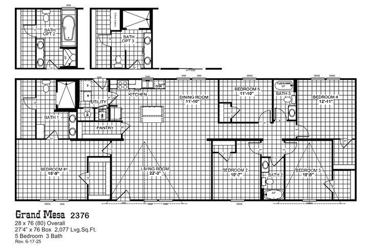 Grand Mesa 2376 ACRN Manufactured Home Splendora TX