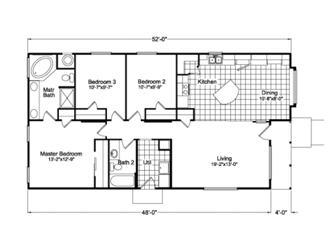 Frontier | 3 bedroom, 2 bathroom, 1365 sqft home | Built by Cavco - Millersburg in Millersburg, OR.