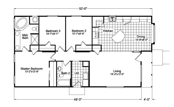 The Frontier 28523A Manufactured Home from Palm Harbor Homes, a Cavco ...