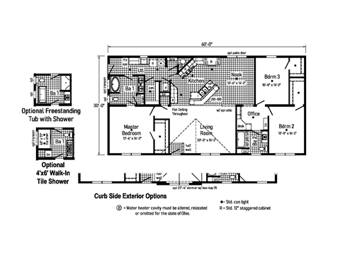 Mulberry II | 3 bedroom, 2 bathroom, 1800 sqft home | Built by Cavco - Goshen in Goshen, IN.