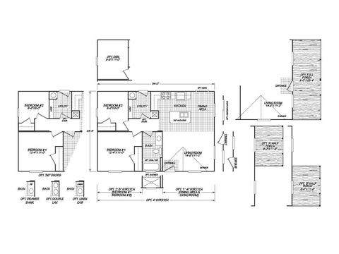Juniper 24342A | 2 bedroom, 1 bathroom, 794 sqft home | Built by Cavco -Woodburn in Woodburn, OR.