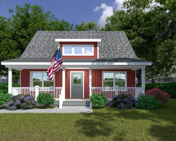 Shenandoah Cabin | 1 bedroom, 1 bathroom, 840 sqft home | Built by Cavco - Martinsville in Martinsville, VA.