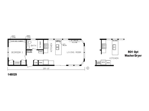 Country Manor Canadian 148029 Park Model | 1 bedroom, 1 bathroom, 537 sqft home. Built by Cavco - Nappanee in Nappanee, IN.