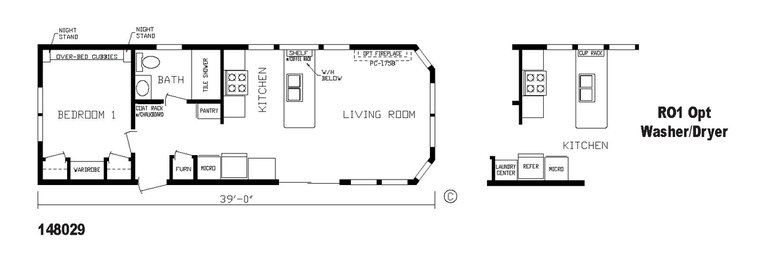 Country Manor Canadian 148029 Park Model | 1 bedroom, 1 bathroom, 537 sqft home. Built by Cavco - Nappanee in Nappanee, IN.