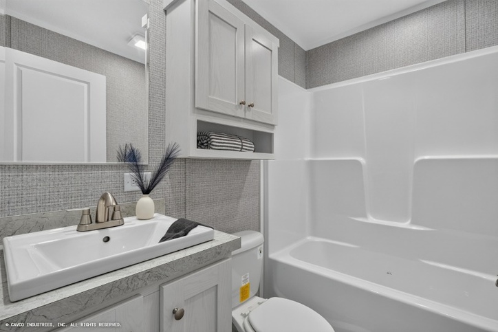 Windpoint 16763B | 3 bedroom, 2 bathroom, 1140 sqft home. Built by Cavco - Shippenville in Shippenville, PA.
