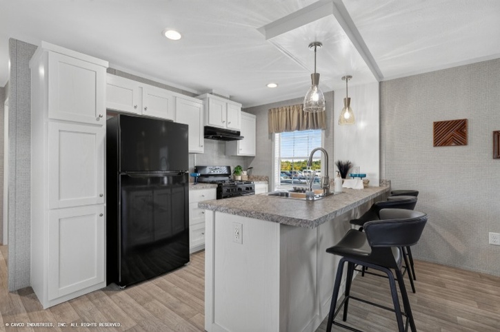 Windpoint 16763B | 3 bedroom, 2 bathroom, 1140 sqft home. Built by Cavco - Shippenville in Shippenville, PA.