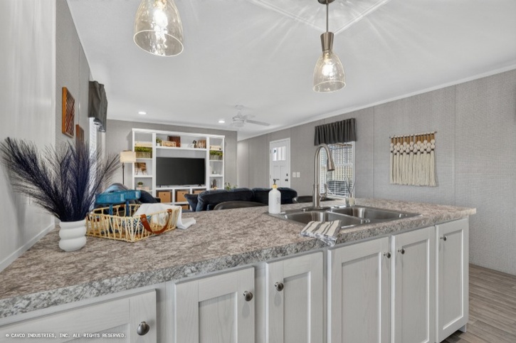 Windpoint 16763B | 3 bedroom, 2 bathroom, 1140 sqft home. Built by Cavco - Shippenville in Shippenville, PA.